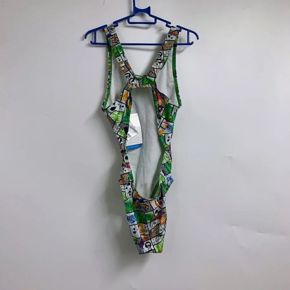 Arena Women's Summer Comic Swim Tech On Piece Swimsuit Size 22 NWT - Picture 2 of 16